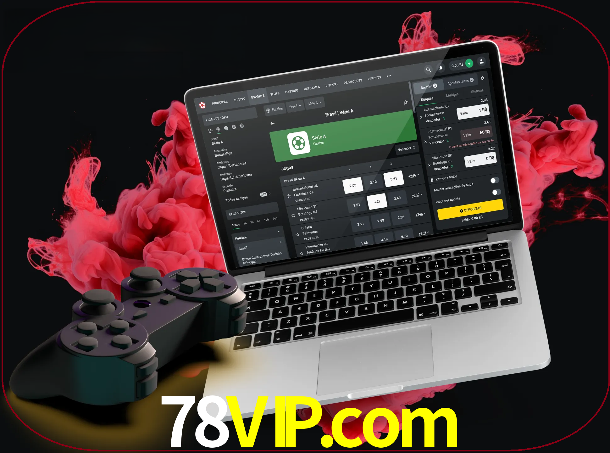 Visite a secção especial de jogos de vídeo em 78vip para descobrir em que jogos pode apostar e ganhar muito dinheiro.