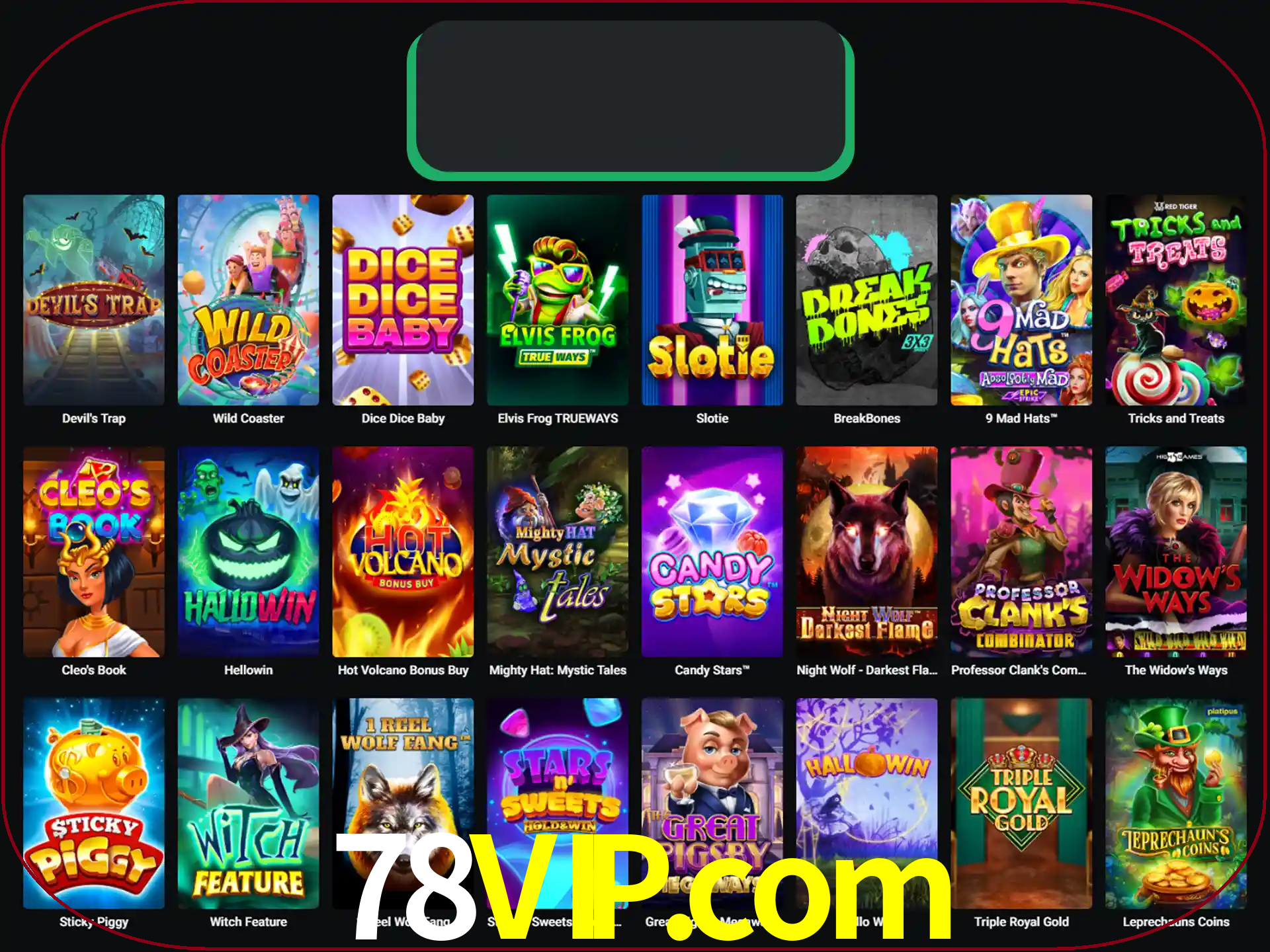 Procure por seus amados jogos de slot.
